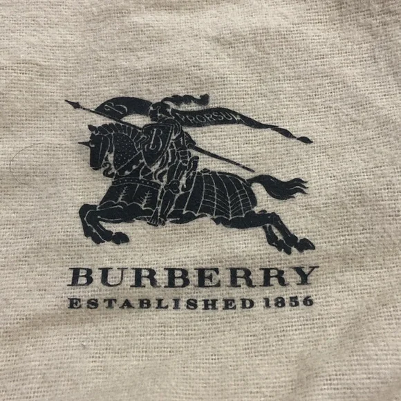 Burberry Beige Drawstring Pouch - Picture 3 of 3
